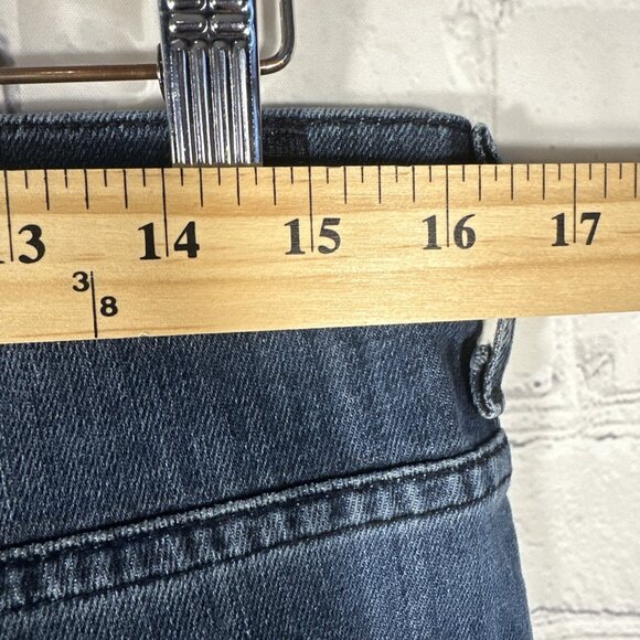 7 For All Mankind Jeans Size 32x35 Womens Blue Stretch Pant High Waist Bootcut - Picture 5 of 13